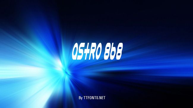 Astro 868 example